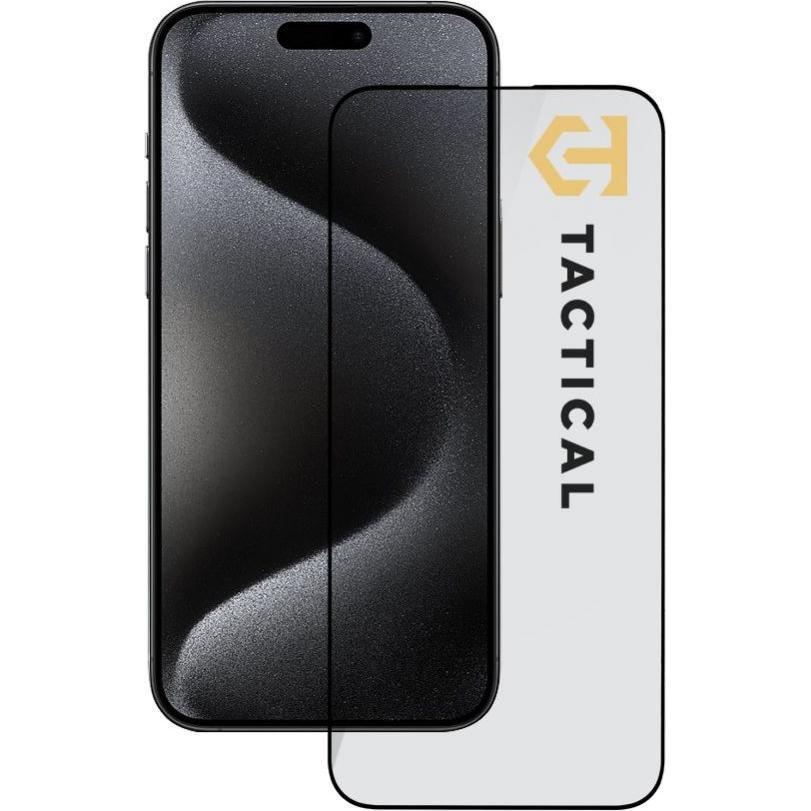 Source iPhone 15 Pro Max Glass Shield 5D (1 Stück, Apple iPhone 15 Pro Max), Smartphone Schutzfolie, Schwarz