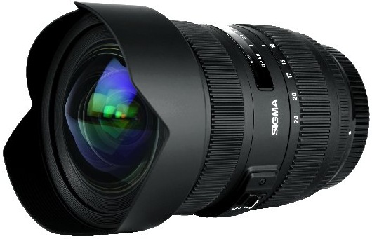 Actual product image Sigma 12-24mm, f/4.5-5.6 DG HSM II, Nikon (Nikon F, full size)
