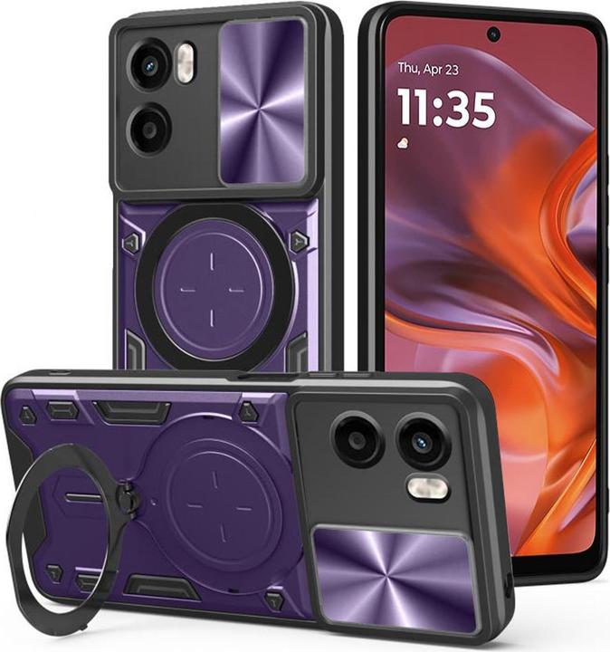 Techsuit - CamGuard Pro - Motorola Moto G05 / E15 - Purple (Motorola Moto E, Motorola Moto G5)