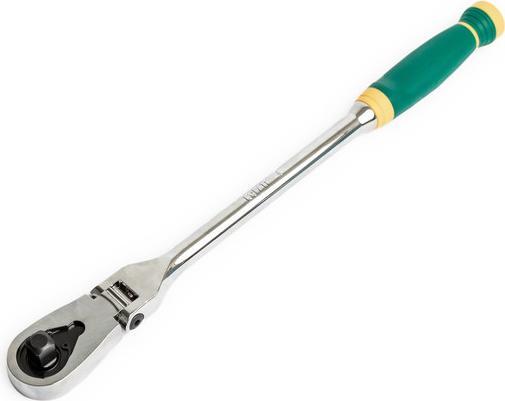 Actual product image SATA Gelenkkopf-Umschaltknarre mit Komfort-Griff, lang, 72 Zahn, 1/4 Zoll