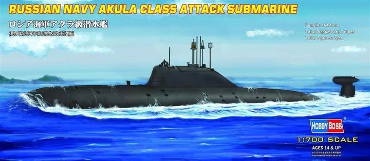 Actual product image Hobby Boss Russia Navy Akula Class Attack Sub.