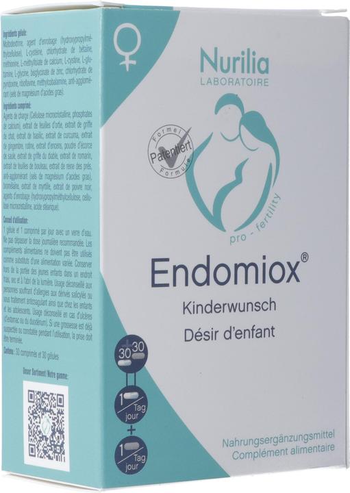 Nurilia Endomiox Kaps+Tabl (60 Stück, Kapseln, 82 g)