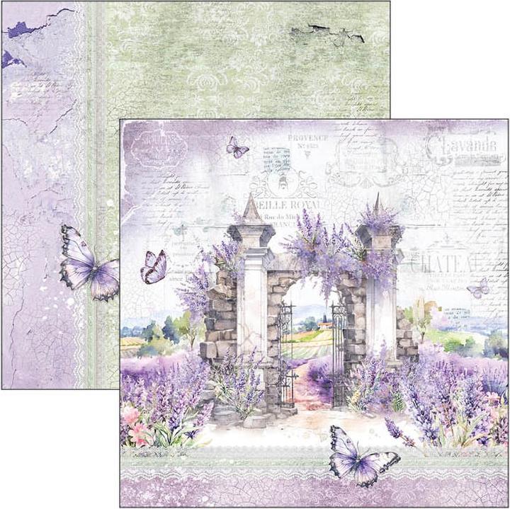 Image du produit Ciao Bella Papier de scrapbooking "Morning in Provence", 12 feuilles, 30,5 x 30,5 cm (190 g/m², 12x)