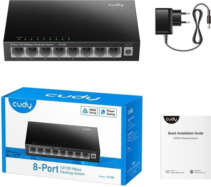 Produktbild Cudy Switch (FS108) (8 Ports)