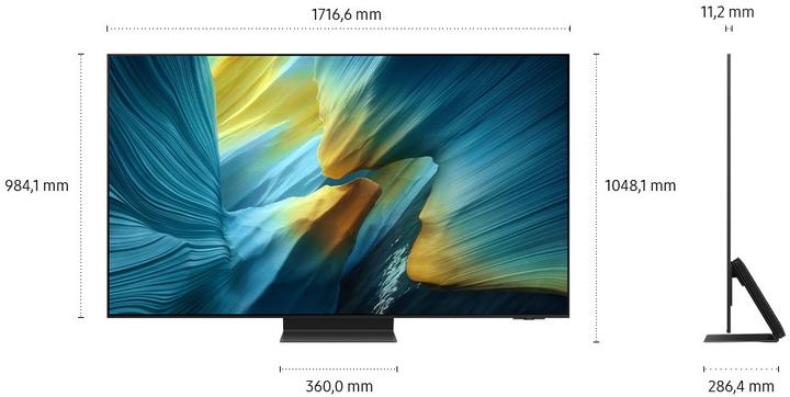 Produktbild Samsung TV GQ77S95FATXZG (77", S95F, OLED, 4K, 2025)