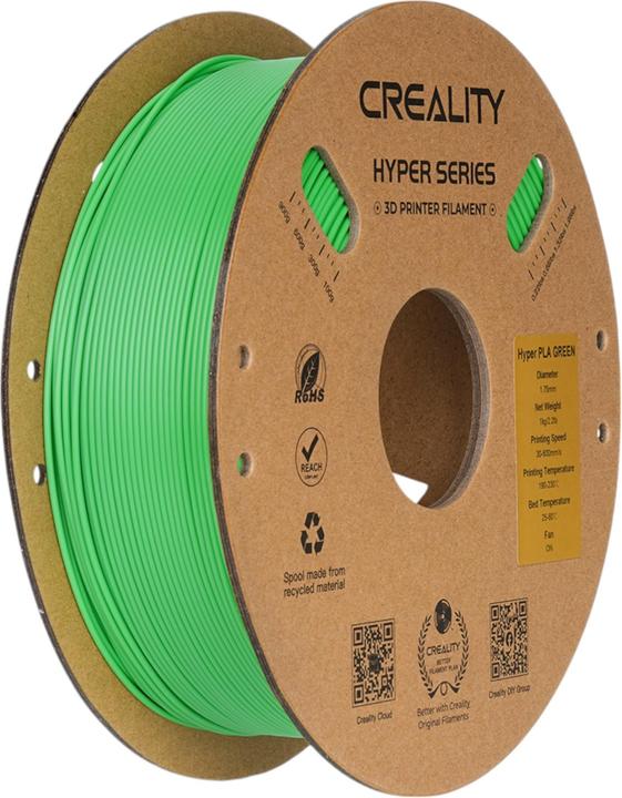 Actual product image Creality Hyper PLA (PLA, 1.75 mm, 1000 g, Green)