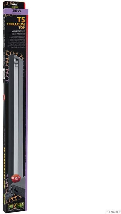 Exo Terra Exoterra - T5 Terrarium Top Reptile UVB Fixture - 90cm / 35 / 39W (UVB)