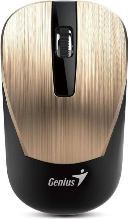 Produktbild Genius Maus NX-7015, 1600DPI, 2,4 (GHz), optisch, 3 cl., Wireless USB, gold, AA (Kabellos)