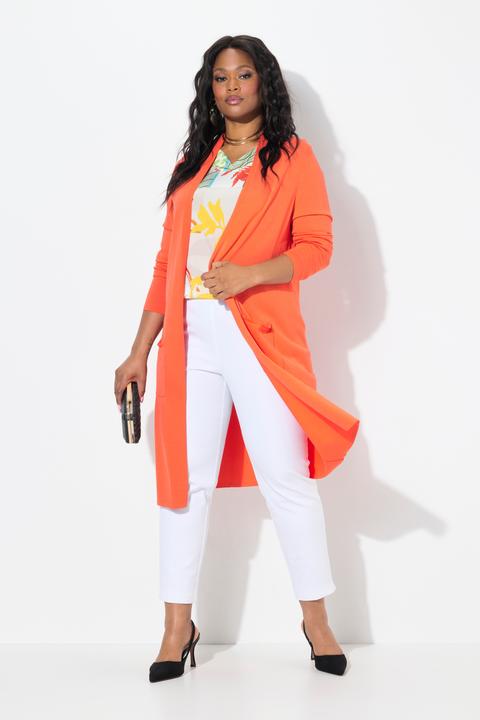 Actual product image Ulla Popken Longline Open Shape Cardigan (56)