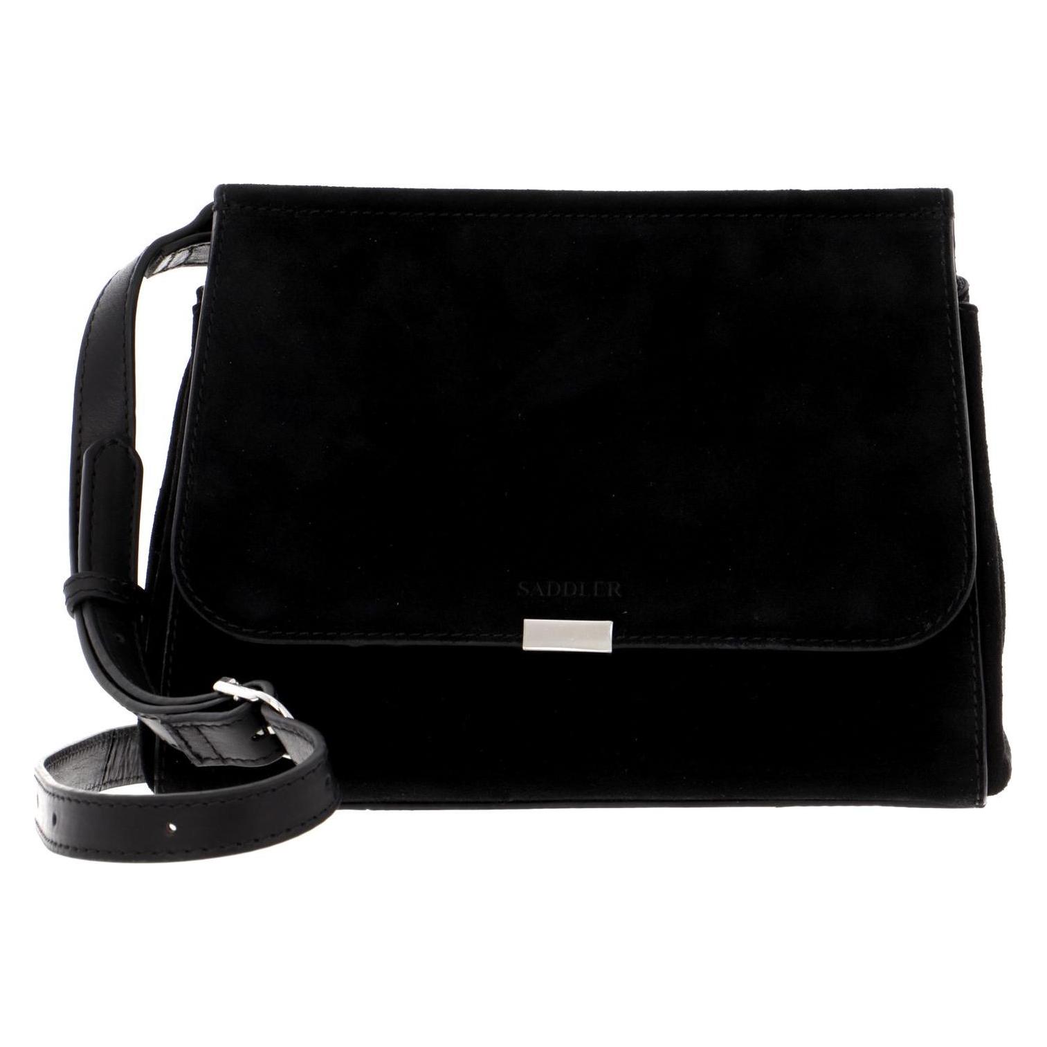 Saddler, Damen, Handtasche, Uppsala Crossbody Bag, Schwarz