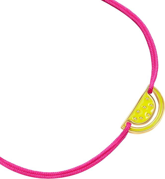 Immagine prodotto Glanzstücke München Bracciale in tessuto melone - 36462 (22 cm, Argento)