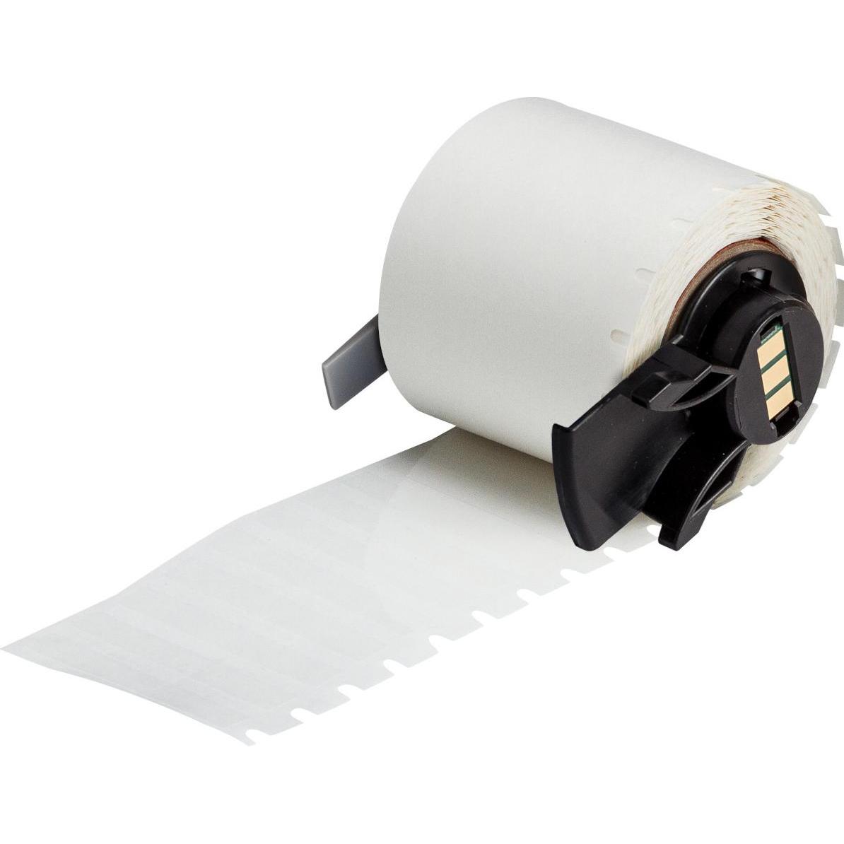 Brady, Rotolo di etichette, M6-28-430, poliestere, trasparente, lucido, 38,10 x 6,35 mm, permanente (750 E.) (3.81 cm)