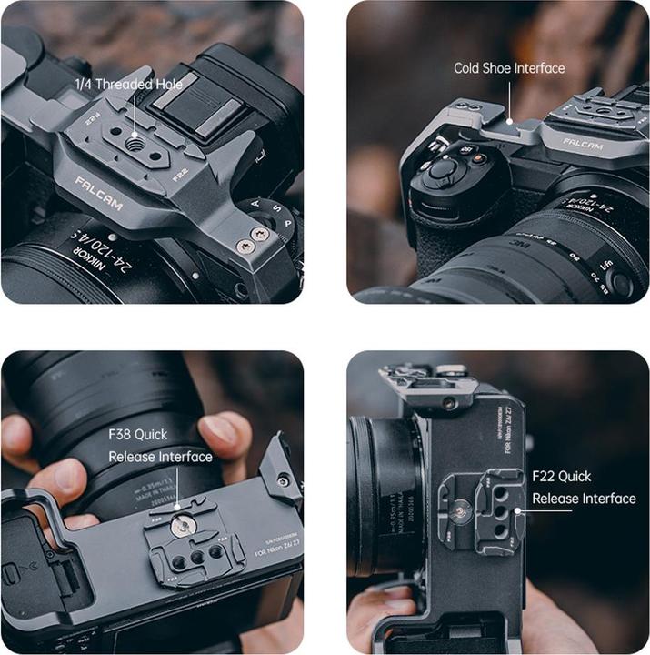 Produktbild Falcam Cage für Z6/Z7/Z6II/Z7II/Z5 #2636 (F22 & F38) (Cage)