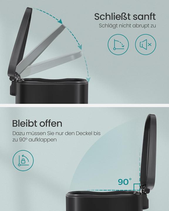 Produktbild Songmics Treteimer mit Softclose (50L) (50 l)