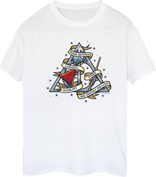 Produktbild The Deathly Hallows Boyfriend Fit TShirt (4XL)