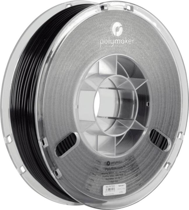 Actual product image Polymaker PJ01013 PolySmooth Filament polishable 2.85 mm 750 g Black 1 pc. (PVB, 2.85 mm, 750 g, Black)