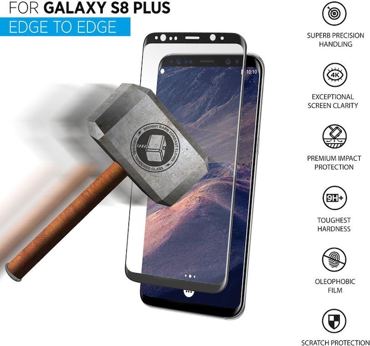 Image du produit Thor Verre Edge to Edge (1 pièce(s), Samsung Galaxy S8+)
