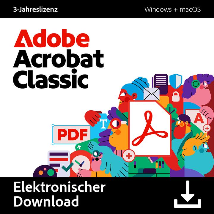 Immagine prodotto Adobe Acrobat Classic 3 anni Codice download (1 Utente, 1 Dispositivi/Utenti, 36 mesi)