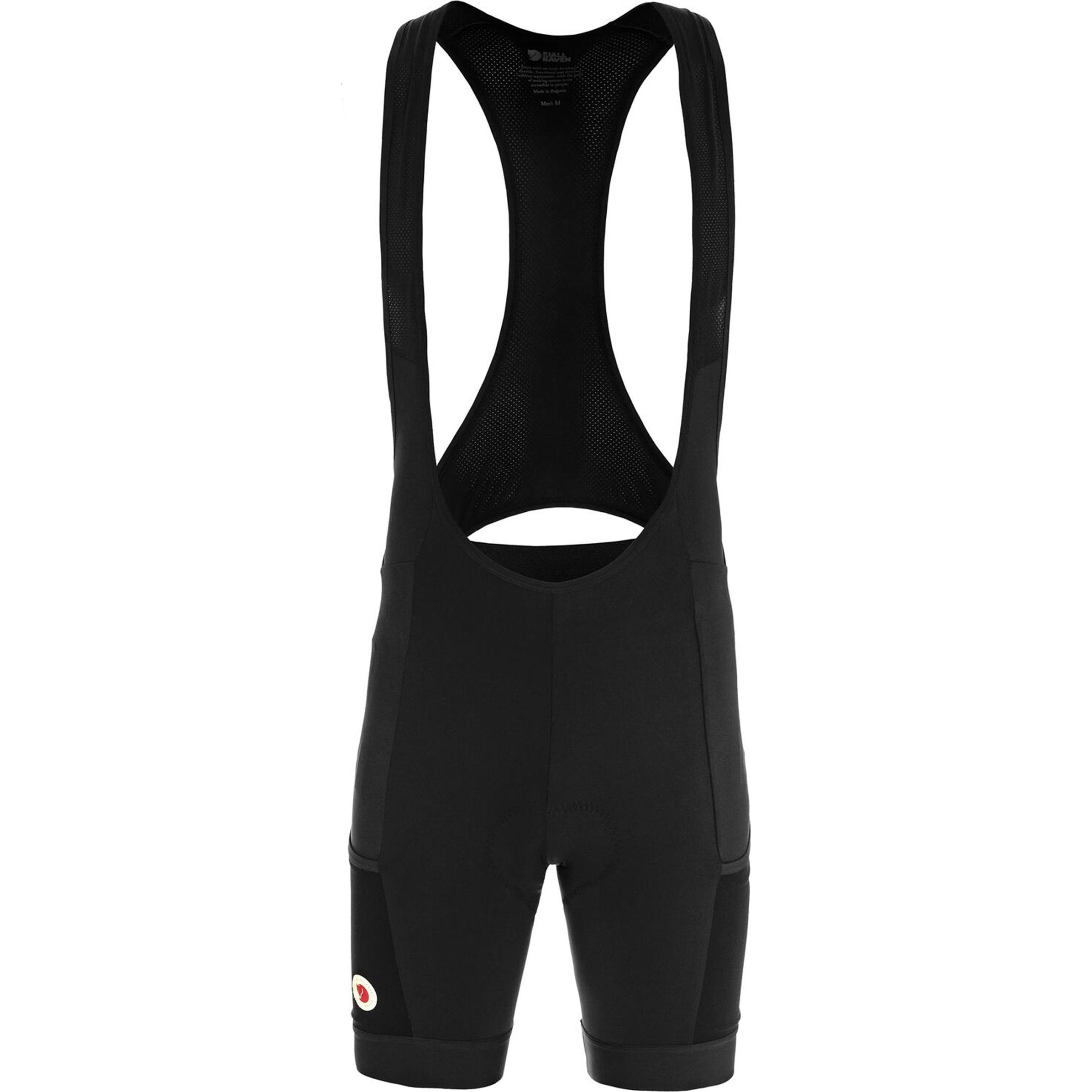Fjällräven, Uomini, Pantaloncini, Hoja Bib Shorts Trägerhose, Nero, (M)