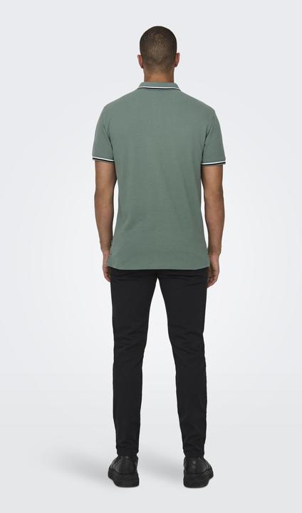 Produktbild Only & Sons Normal geschnitten Polokragen Poloshirt Polo (S)