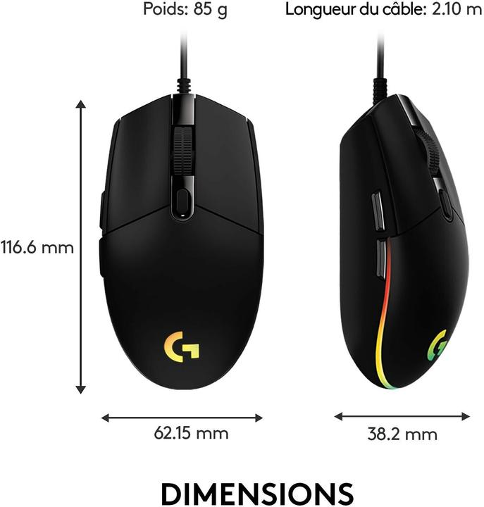 Actual product image Logitech G G203 Lightsync (Cable)