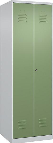 Actual product image C+P Black and white locker Classic PLUS (60 cm, 185 cm)