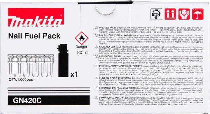 Produktbild Makita FUEL CELL AND PREMIUM PIN 3.1X17 1000PCS