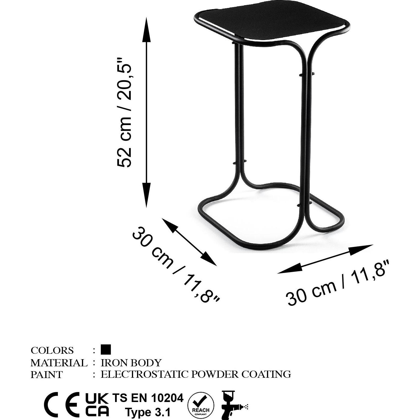 Thumbnail - Homitis, Couchtisch + Beistelltisch, Estelle (30 x 52 x 30 cm)