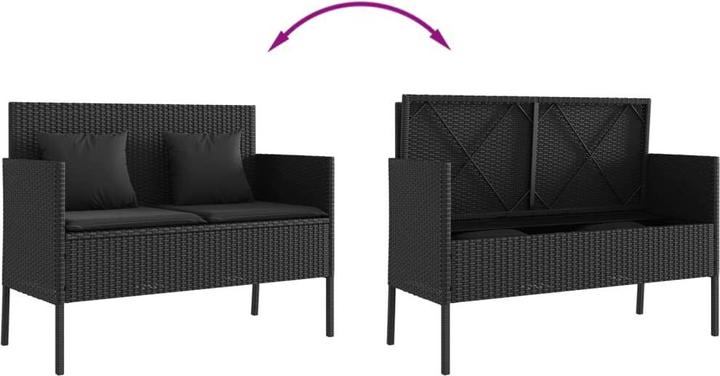 Image du produit vidaXL Ensemble salon de jardin 10 pièces avec coussins