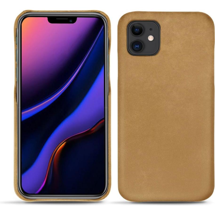 Noreve Lederschutzhülle (Apple iPhone 11), Smartphone Hülle, Braun