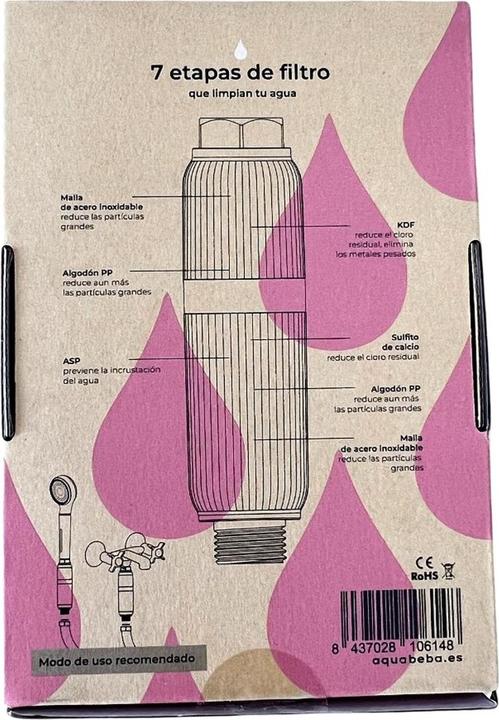 Image du produit Aquabeba Aquafilter Chrome Shower Filter