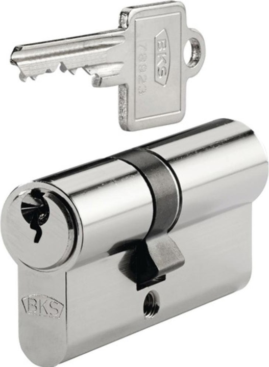 Produktbild BKS Profildoppelzylinder PZ 8802 27/31 mm Not- und Gefahrenfunktion einseitig Anzahl Schlüssel 3 vers... (Profildoppelzylinder)