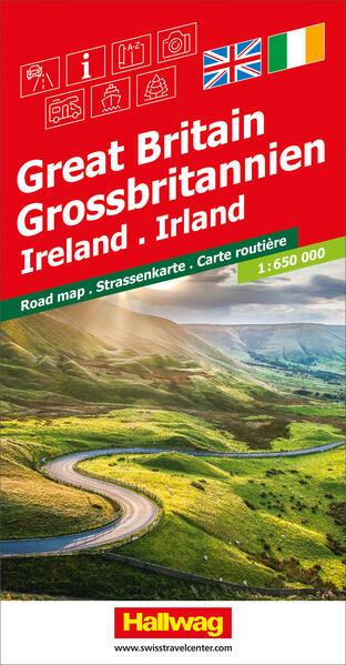 Gran Bretagna, Irlanda, Carta stradale 1:650'000