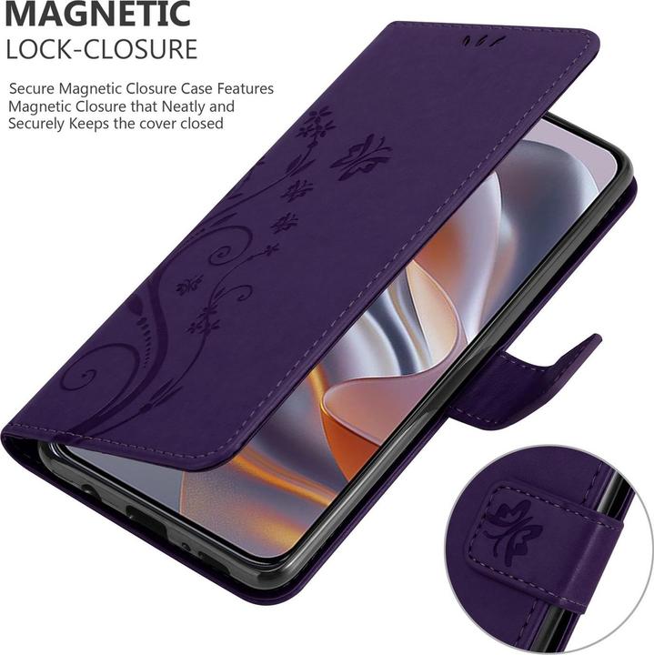 Image du produit Cadorabo Coque pour Motorola Moto Edge 50 Neo pour Fleur Book (Motorola Moto Edge 50)