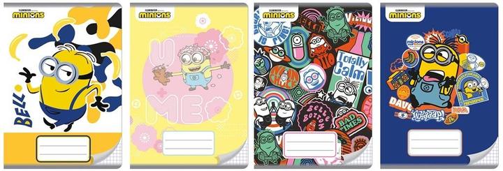 Produktbild Beniamin Notizbuch A5/32K Raster Minions (10 Stück) (A5, Kariert, Harter Einband)