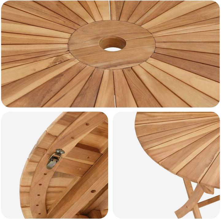 Produktbild vidaXL Klappbarer Tisch (110 x 75 cm)