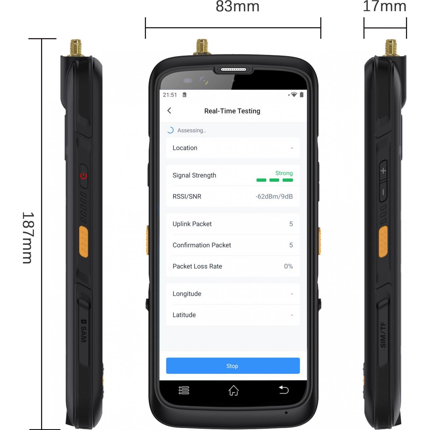 Thumbnail - Milesight IoT IoT Field Tester, FT101-868M LoRaWAN/Wi-Fi, Netzwerk Zubehör