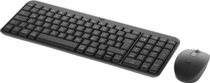 Produktbild Logitech MK250 Wireless Keyboard and Mouse Graphite (DE) (DE, Kabellos)