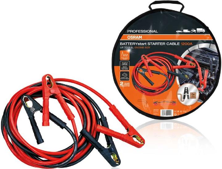 Immagine prodotto Osram cavo jumper professionale (1200 A, 1200000 mAh)