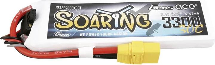 Produktbild Gens Ace Battery G-Tech Soaring 3300mAh 7.4V 30C 2S1P XT90 (7.40 V, 3300 mAh)