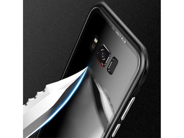 Produktbild G-Case Samsung Galaxy S8+ Aluminium Magnetic Glass Backcover Hülle (Samsung Galaxy S8+)