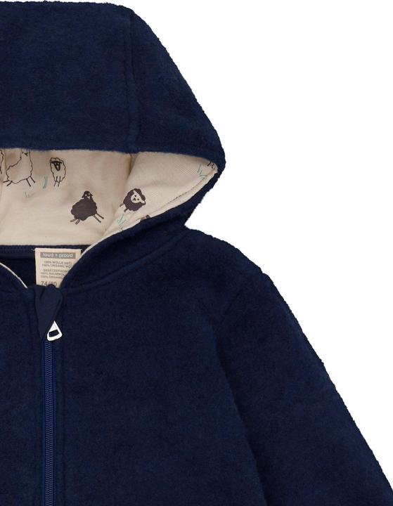 Produktbild loud + proud Babys & Kinder Wollfleece-Overall (80)