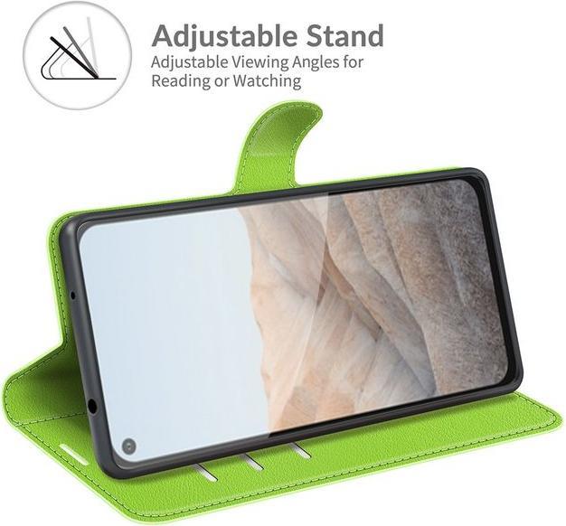 Actual product image MU Classic Litchi Leather Bookcover Series (Google Pixel 5a)