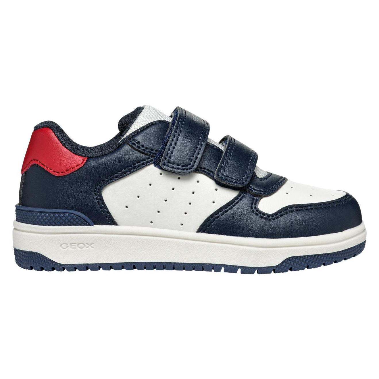 Geox, Jungen, Sneakers, Washiba A, Blau, Weiss, (33)