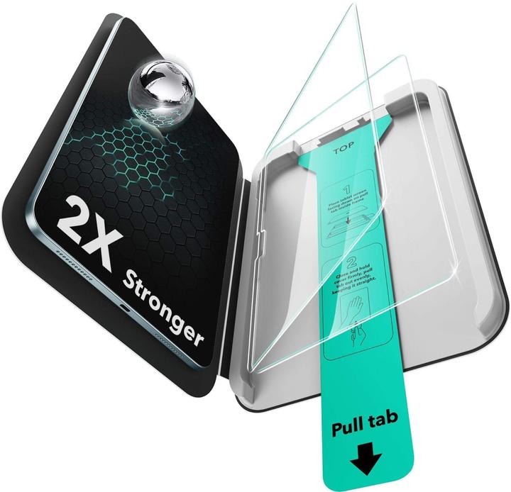 Produktbild ESR UltraFit Tempered Glass 2-pack for iPad Air 11 6 / 7 (2024 / 2025) (2 Stk., Apple iPad Air 11 2024, Apple iPad Air 11 2025, Apple iPad Air 11 2026)