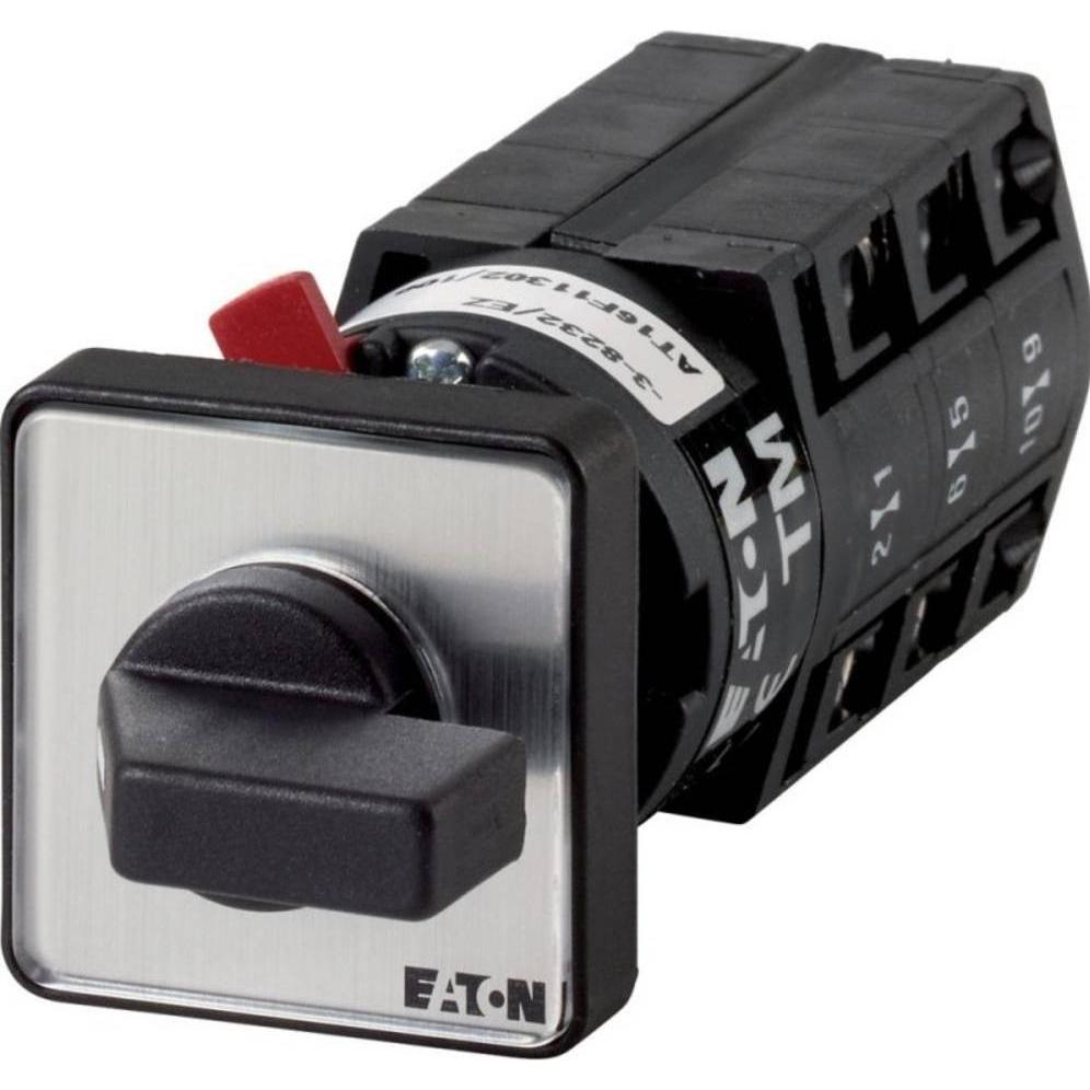 Eaton Stufenschalter, Kontakte: 5, 10 A, Frontschild: 0-5, 30 °, 5 Stufen 30°, rastend, Zentraleinbau, Taster + Schalter...