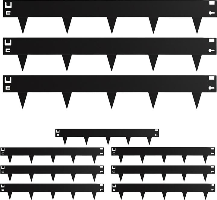 Relaxdays Rasenkanten-Set