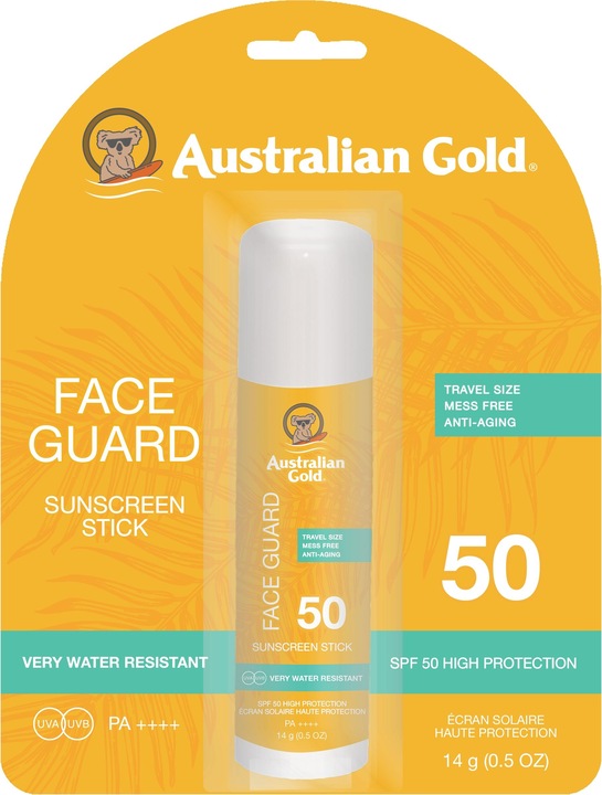 Produktbild Australian Gold Face Guard Stick (Sonnencreme Gesicht, Sonnenstick, SPF 50, 14 g)