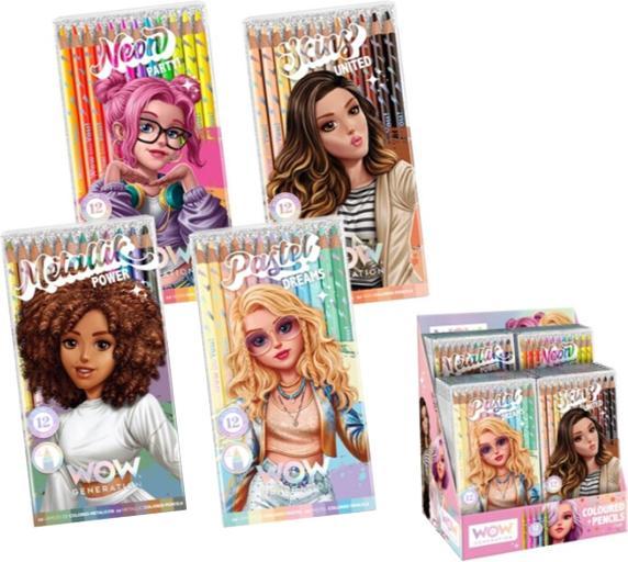 Produktbild Kids Licensing Wow Generation Farbstifte ass (12x)