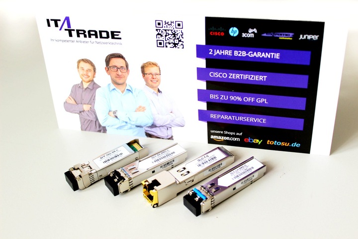 Produktbild V7 1000BASE-LX/LH SFP transceiver module, MMF/SMF, 1310nm, DOM, Cisco compatible